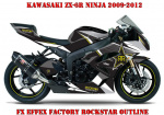 Rockstar Outline for Kawasaki ZX-6R 2009-2012